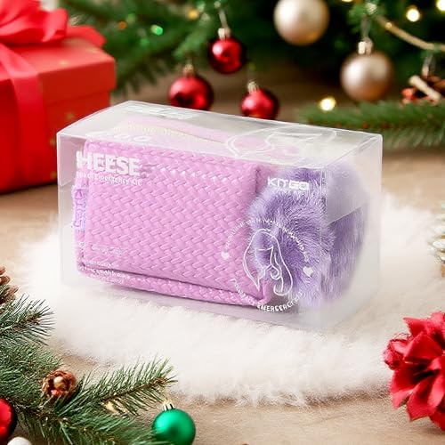 Kitgo MINI Bag Emergency Kit for Purse with 38 Pcs First Aid Items Womens Gift for Mother's Day, Best Friend, Bride, Daughter, Girlfriend-Purple - Image 4