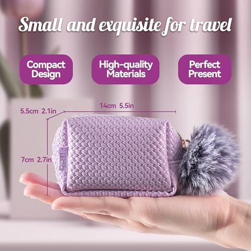 Kitgo MINI Bag Emergency Kit for Purse with 38 Pcs First Aid Items Womens Gift for Mother's Day, Best Friend, Bride, Daughter, Girlfriend-Purple - Image 3