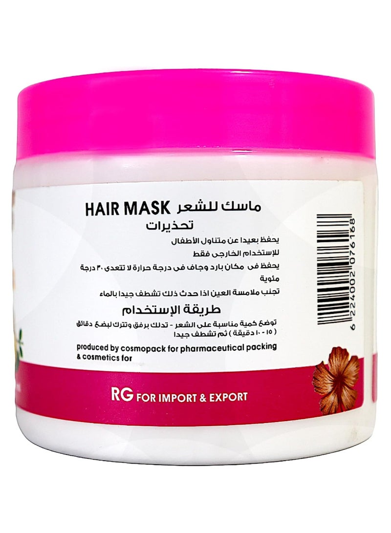 آر جي قناع الشعر بالأرغان لجميع أنواع الشعر - 400 مل - Image 2