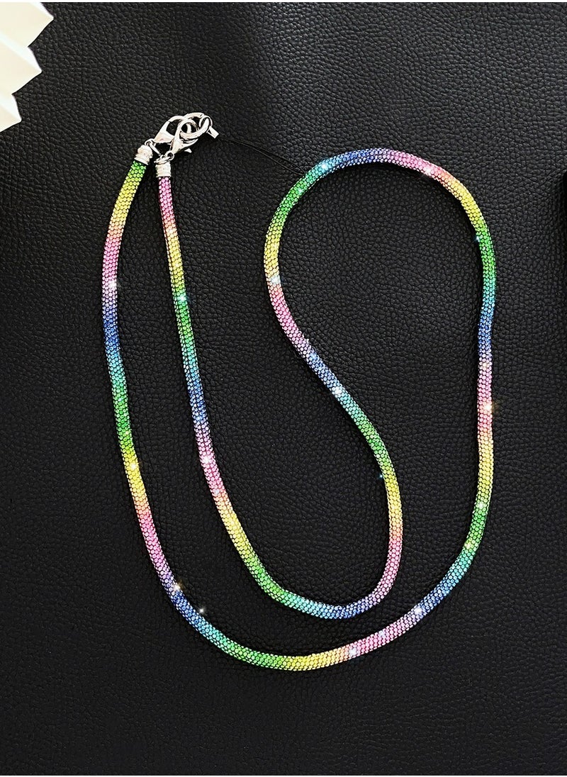 Crossbody Long Lanyard Set with diamonds Suitable for Pairing with Items Such As Phones, Wallets, Keys, etc