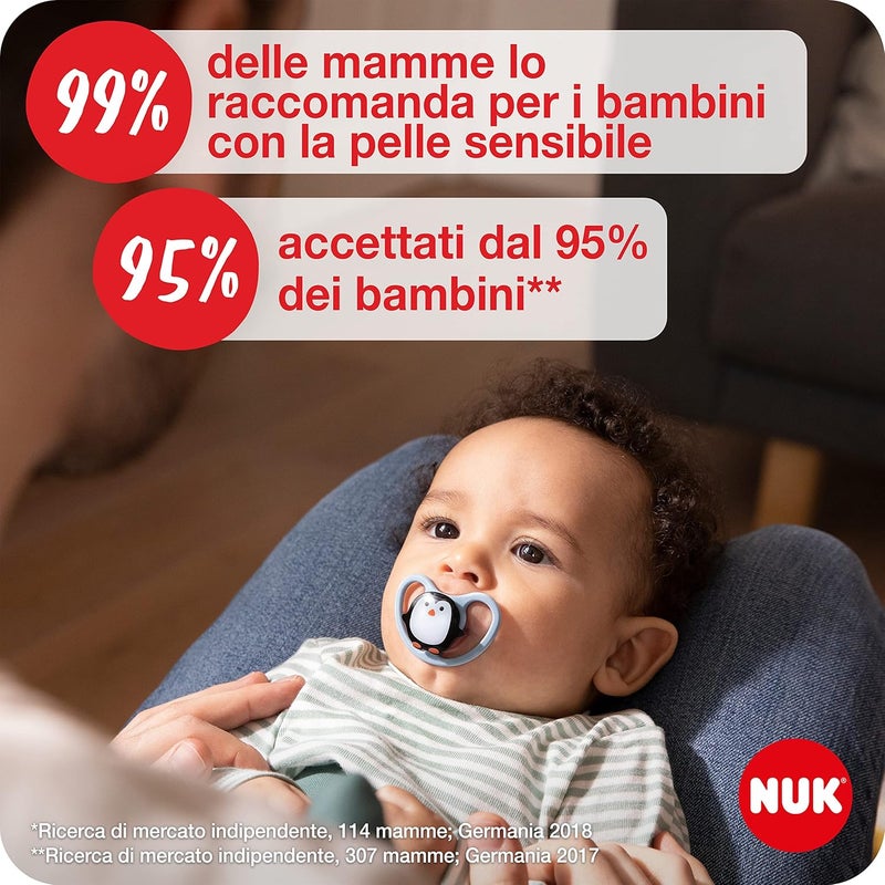 NUK Space Baby Dummy - Lion & Sun Design - Image 3