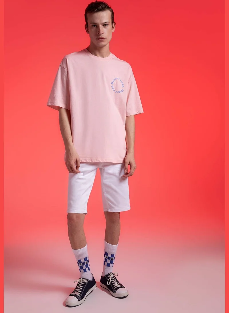 ديفاكتو Slim Fit Side Pockets Bermuda Shorts