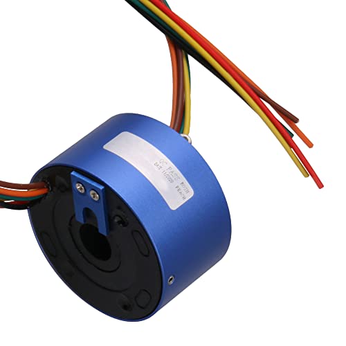 CNBTR 6 Wires 12.7MM Hole Dia Current Conductors Circuits Through Hole Slip Ring 380V AC/DC 10A Power Collector Ring 54mm - Image 5