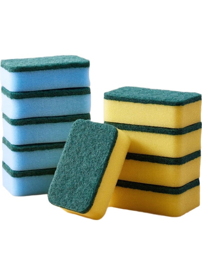 JD Jingzao, 10-pack Scouring Pads, Cleaning Cloth, Kitchen Dishwashing Cloth, Degreasing Sponge Wipes - Image 3