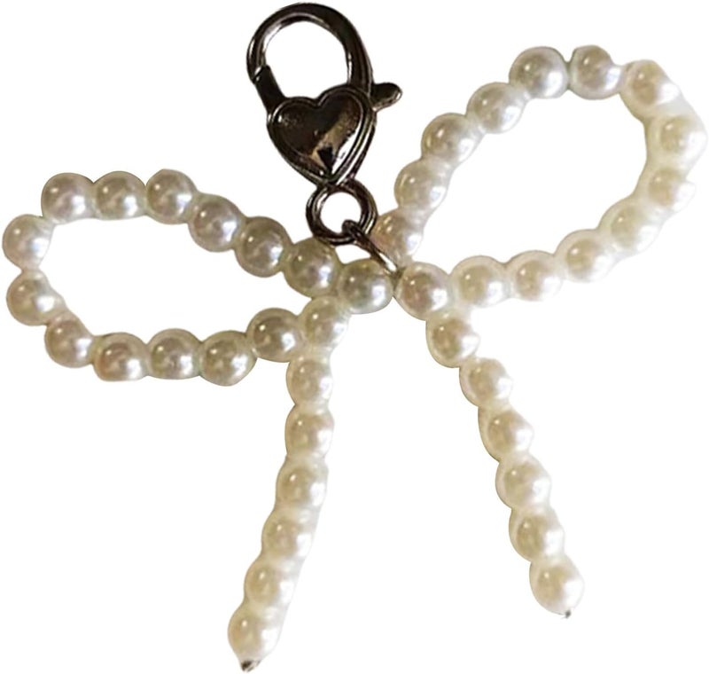 Sweet Pearls Beaded Bowknot Shoe Charm Lovely Shoe Decorations Shoelaces Charm Shoe Decorative Pendant Accessories - Image 4