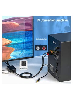 Y&D Digital Fiber Optical to Analog 2RCA +3.5mm Jack Stereo Audio Cable, for PS4, Xbox, HDTV, DVD, Headphone (3 meters)  - Image 4