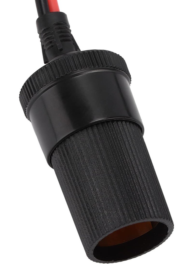 Versatile Battery Clamp Extension Cable - Insulated Jump Starter Cable for 12V-24V Systems - Heavy Duty Battery Terminal to Cigarette Lighter Socket - Durable & Easy to Use - Image 3