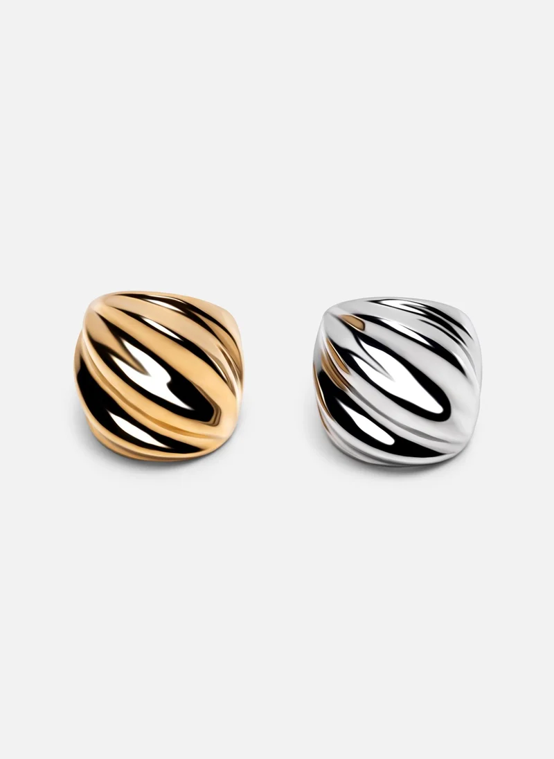 Lichi  Wide twisted ring for Women | Best Price UAE