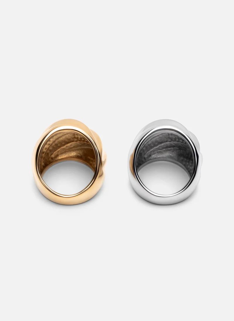 Lichi  Wide twisted ring for Women | Best Price UAE