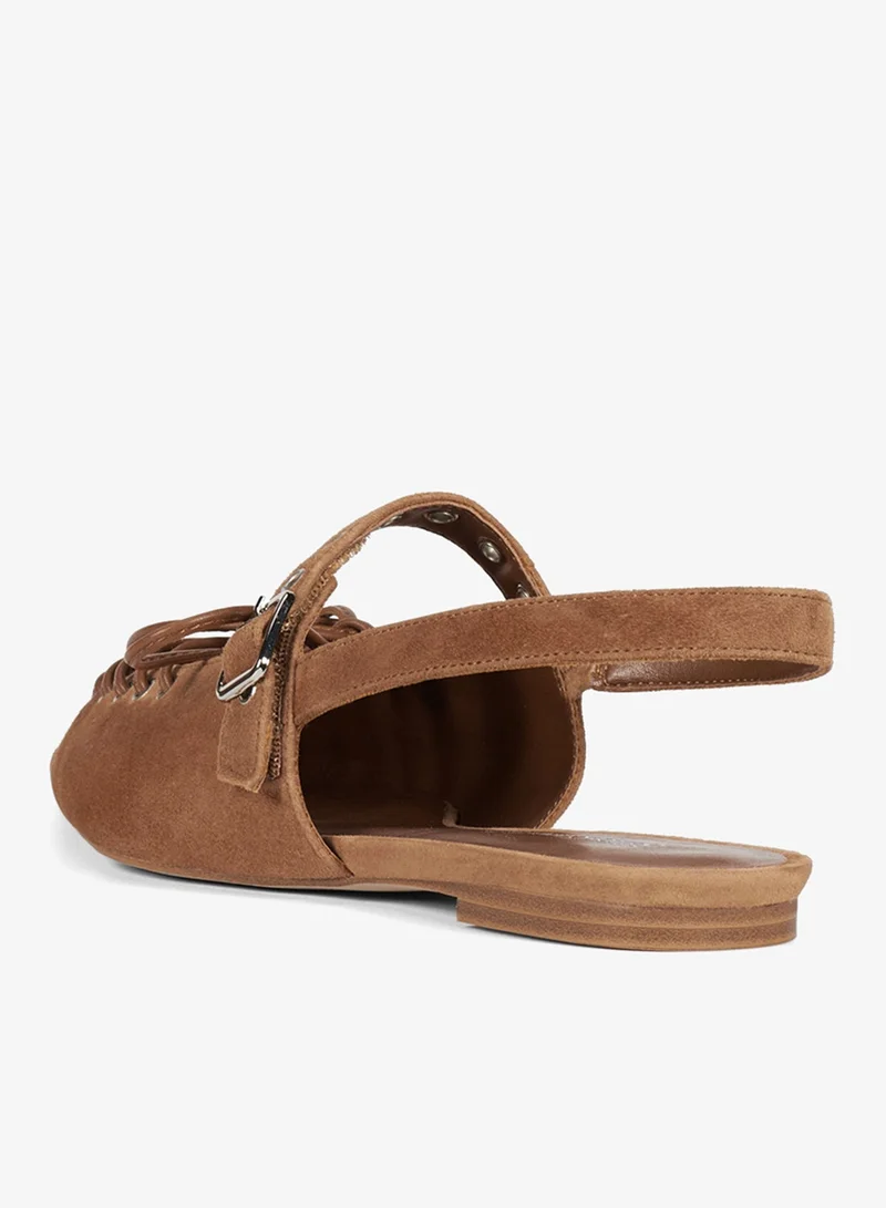 Jeffrey Campbell  Pointed Toe Slingback Flat Sandals for Women | Best Price UAE