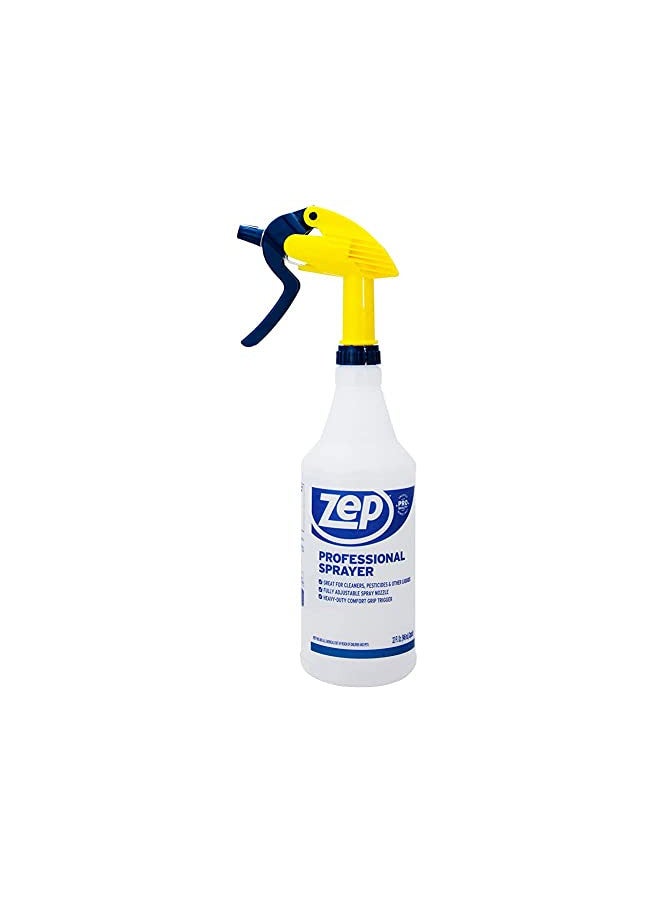 Zep Professional Sprayer Bottle 32 ounces - Up to 30 Foot Spray, Adjustable Nozzle - Image 1