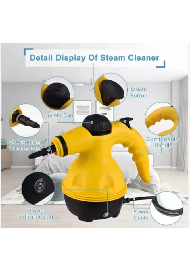 DUNISO Portable handheld steam cleaning machine, multifunctional high temperature pressurized steam cleaning machine, with 9 accessories, suitable for kitchen, sofa, bathroom, car windows  - Image 2