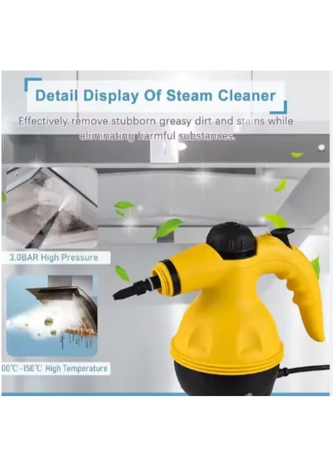 DUNISO Portable handheld steam cleaning machine, multifunctional high temperature pressurized steam cleaning machine, with 9 accessories, suitable for kitchen, sofa, bathroom, car windows  - Image 4