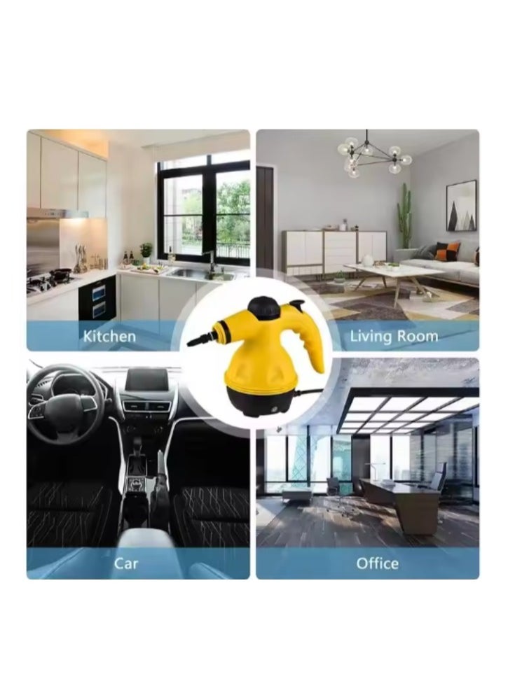 DUNISO - Portable handheld steam cleaning machine, multifunctional high temperature pressurized steam cleaning machine, with 9 accessories, suitable for kitchen, sofa, bathroom, car windows - Image 1