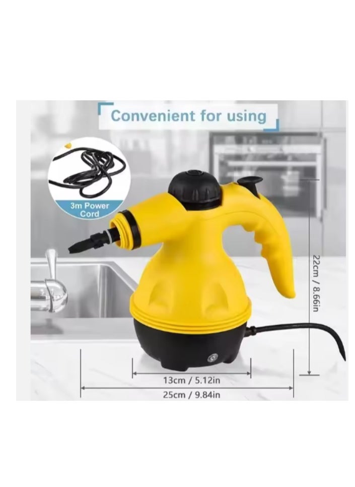 DUNISO Portable handheld steam cleaning machine, multifunctional high temperature pressurized steam cleaning machine, with 9 accessories, suitable for kitchen, sofa, bathroom, car windows  - Image 3