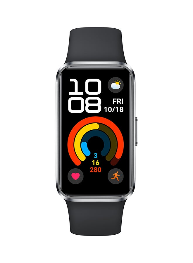 HUAWEI Band 10 Smartwatch, Metallic Design, iOS Android, Pro-Level Sleep Analysis, Fast Charging And Robust Battery Life, Sleek Aluminum Alloy Case Matte Black - Image 2
