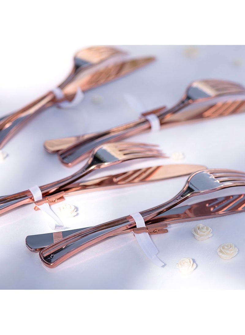SANTEX Mini Clothespins Rose Gold Wood 2.5cm 24-Pack - Image 2
