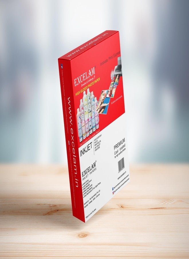 Excelam Super Glossy Series Unruled A4 135 Gsm Photo Paper (Pack Of 50 Sheets) (Pack Of 1) - Image 2