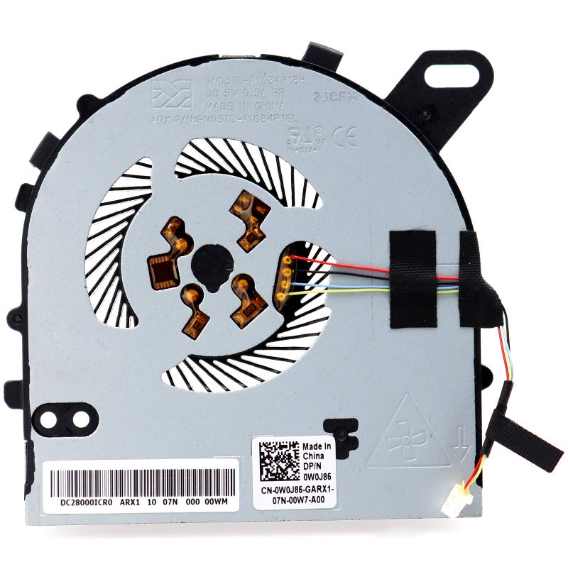 Deal4GO CPU Cooling Fan W0J85 0W0J85 Replacement for Dell Inspiron 15 7560 7572 Vostro 5568 5468 UMA - Image 2