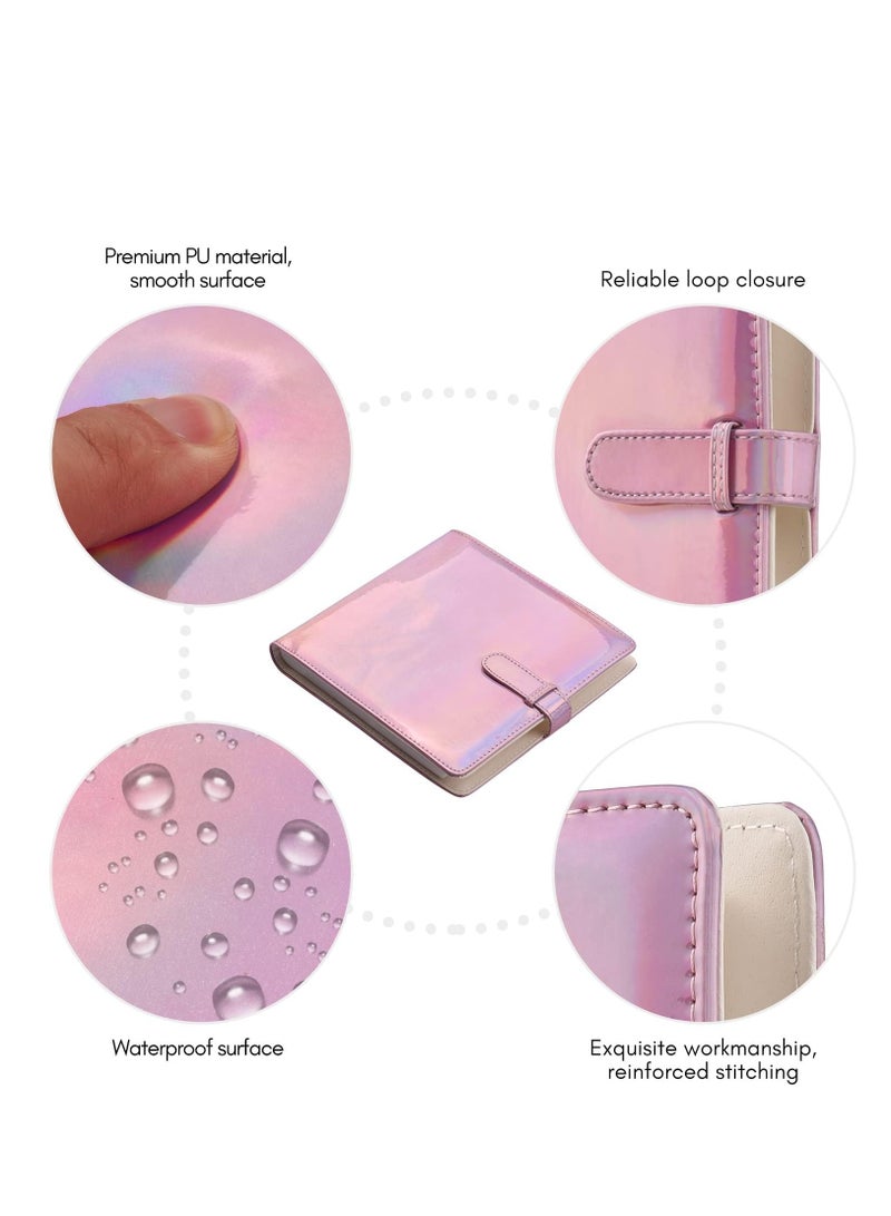 Mini Photo Album Compatible for Fujifilm Instax Mini 12 11 9 90 8+ 8 7S 40 26 25 EVO LiPlay Instant Camera/Mini Link SP-1 Printer/Z2300/ PIC-300 Polaroid Pictures (256 Pockets Shiny Pink) - Image 2