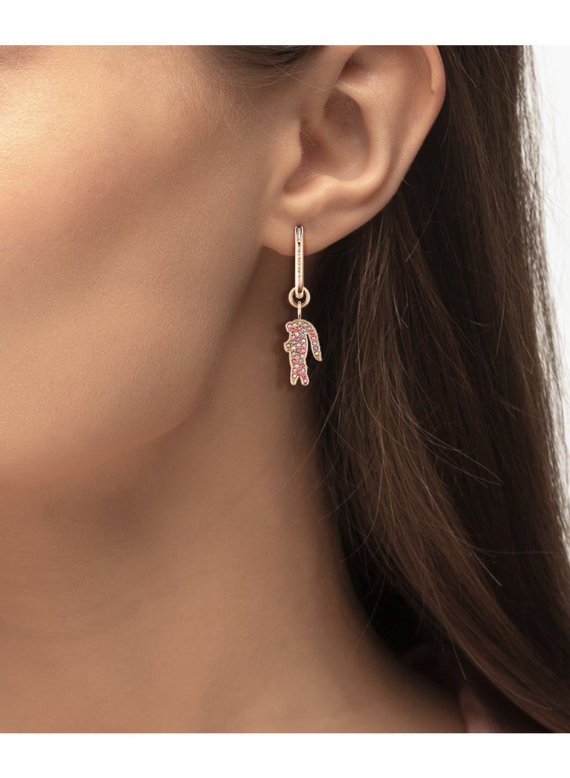 LACOSTE مجموعة مجوهرات لاكوست تمساح حلق نسائي - 2040308 - Image 2