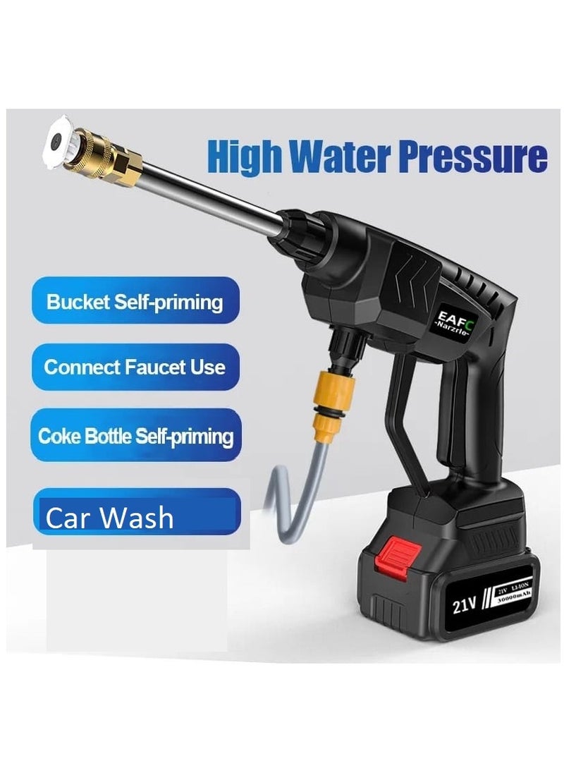 AMM 21V Cordless Electric High Pressure Washer Water Spray Gun Water Nozzle Cleaning Machine Car Wash  - Image 2