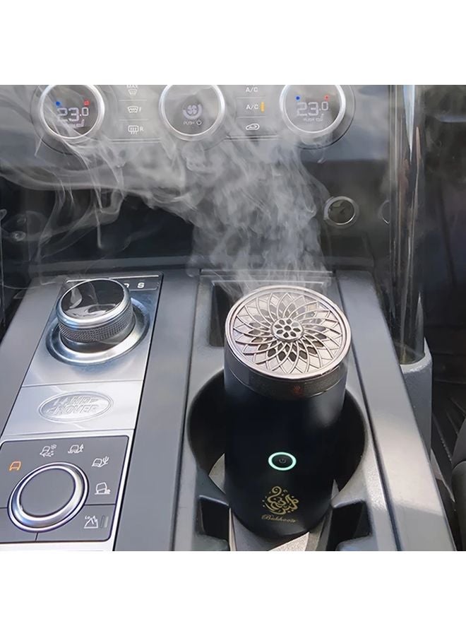 مجموعة هدايا مبخرة كهربائية محمولة قابلة لإعادة الشحن باللون الأخضر - Image 2