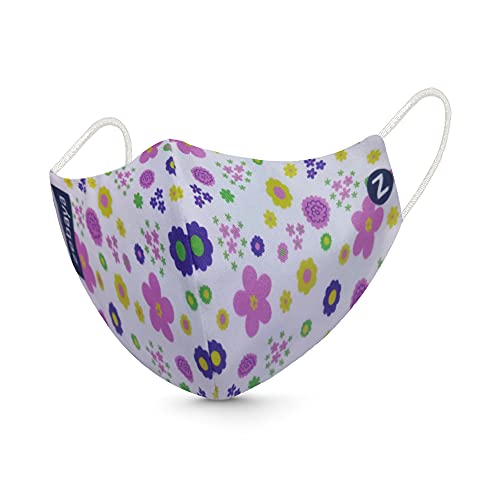 zebaya Digital Printed Fashion Mask for Ladies. 3 Layer of Protection (Pack of 5 Nos). Washable & Reusable Fabric. - Image 5