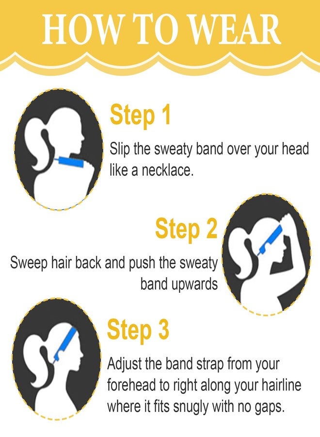 جريفوسيا ٥ قطع من عصابات الرأس اللامعة غير القابلة للانزلاق للجري، عصابات رأس مرنة لامعة للنساء، عصابة رأس مرصعة بأحجار الراين غير قابلة للانزلاق، عصابة رأس لامعة قابلة للتعديل، عصابة رأس قماشية لامعة للرياضة واليوغا، إكسسوارات شعر للنساء - Image 5