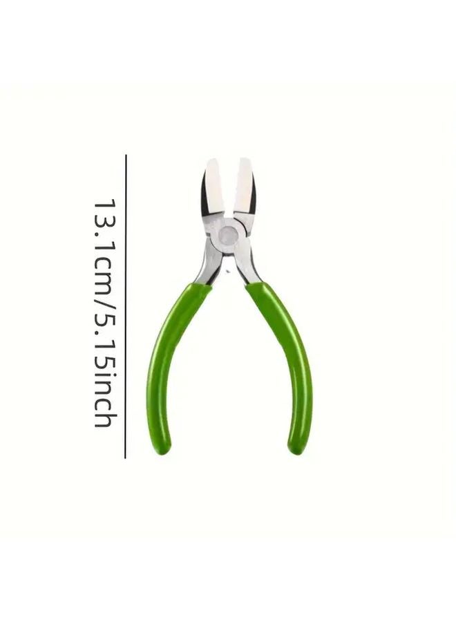 Green Heavy Duty Jewelry Making Pliers Non Marring Nylon Jaw Anti Rust Ergonomic Handle - Image 5