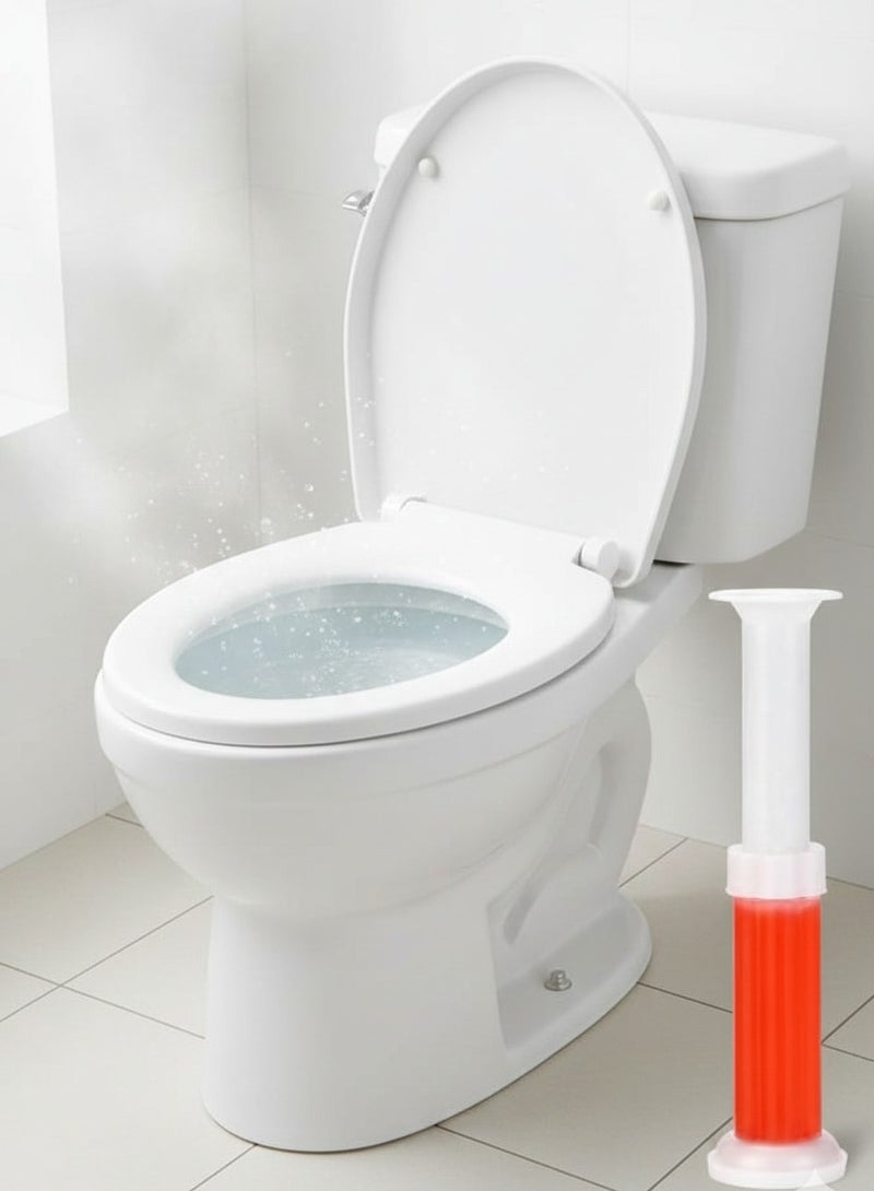 Toilet Gel Cleaner with Rose Fragrance, Long-Lasting Freshness, Automatic Cleaning Action, 150 Flushes per Seal - Image 2