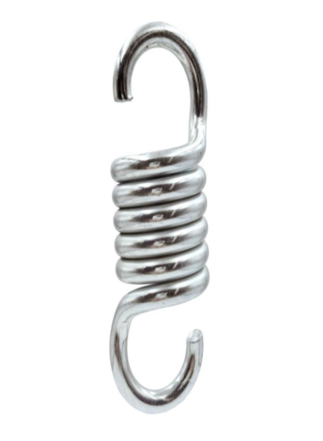 Timyrimy Heavy Duty 4" Replacement Extension Springs - in-line Hook Ends, 6mm Wire, Galvanized, 800 lbs Total Capacity (350 lbs Each) - for Garden Swings, Porch Swings & Hanging Chairs (TH-A1, 2-Piece) - Image 1