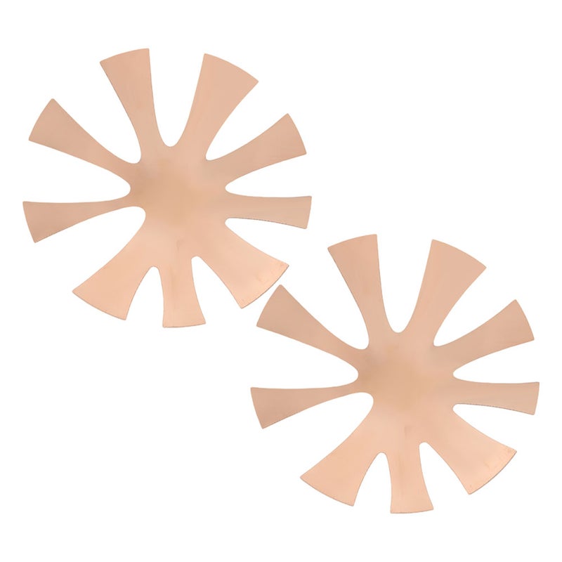 2pcs French Nail Edge Templates Art Manicure Edge Trimmer Nail Cutter Guide Tool V Shaped Nail Shaping Template Metal Nail Art Equipment Nail Salon Supplies - Image 5