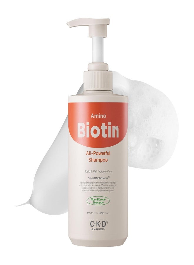 CKD Guaranteed CKD Amino Biotin All-powerful Shampoo - Daily Shampoo for Hair and Scalp, Promotes Hair Growth, Repairs Damaged Hair, Enhances Healthy Hair, and Thickens Hair. Korean Hair Care. 16.9 fl oz - Image 1