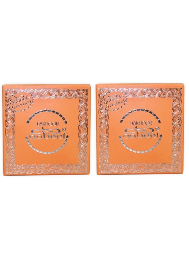 Nabeel 2 Pcs Nabeel Bakhoor Oriental-Woody Incense  40 Grams - Image 1