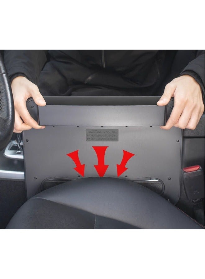 Generic Car Steering Wheel Multifunctional Small Table Board Storage Tray Dual-use Laptop Stand Food Tray  - Image 4
