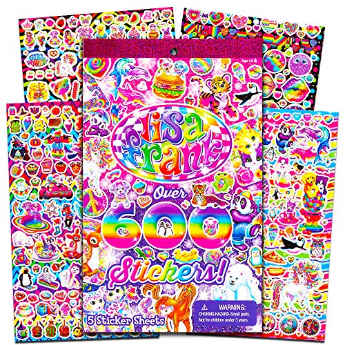 Lisa Frank Sticker Pad - Over 600 Stickers - Image 1