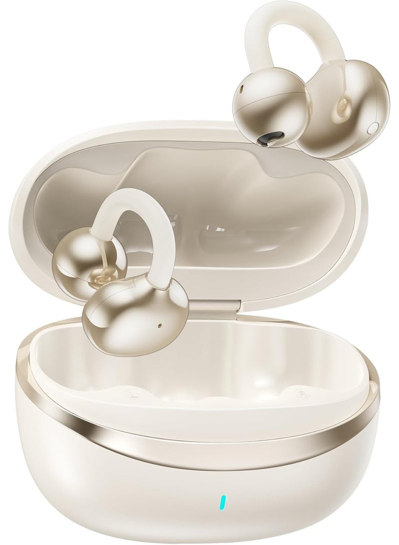 جرين ليون سماعات اذن بمشبك من سونيكس، بلوتوث 5.3، مقاومة للماء IPX5، وقت تشغيل 5-6 ساعات، اي ان سي، تحكم باللمس، شحن من النوع سي، بطارية 40mAh، ميكروفون مزدوج - Image 2