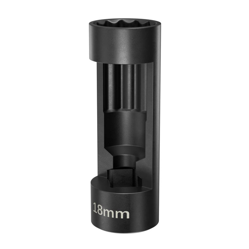 YSSNIUTOOL Suspension Socket Tool 18mm 19mm 21mm 22mm 24mm Strut Nut Sizes 12 Point 12 Drive Easy Strut Nut Removal Vm Number 3353 - Image 2
