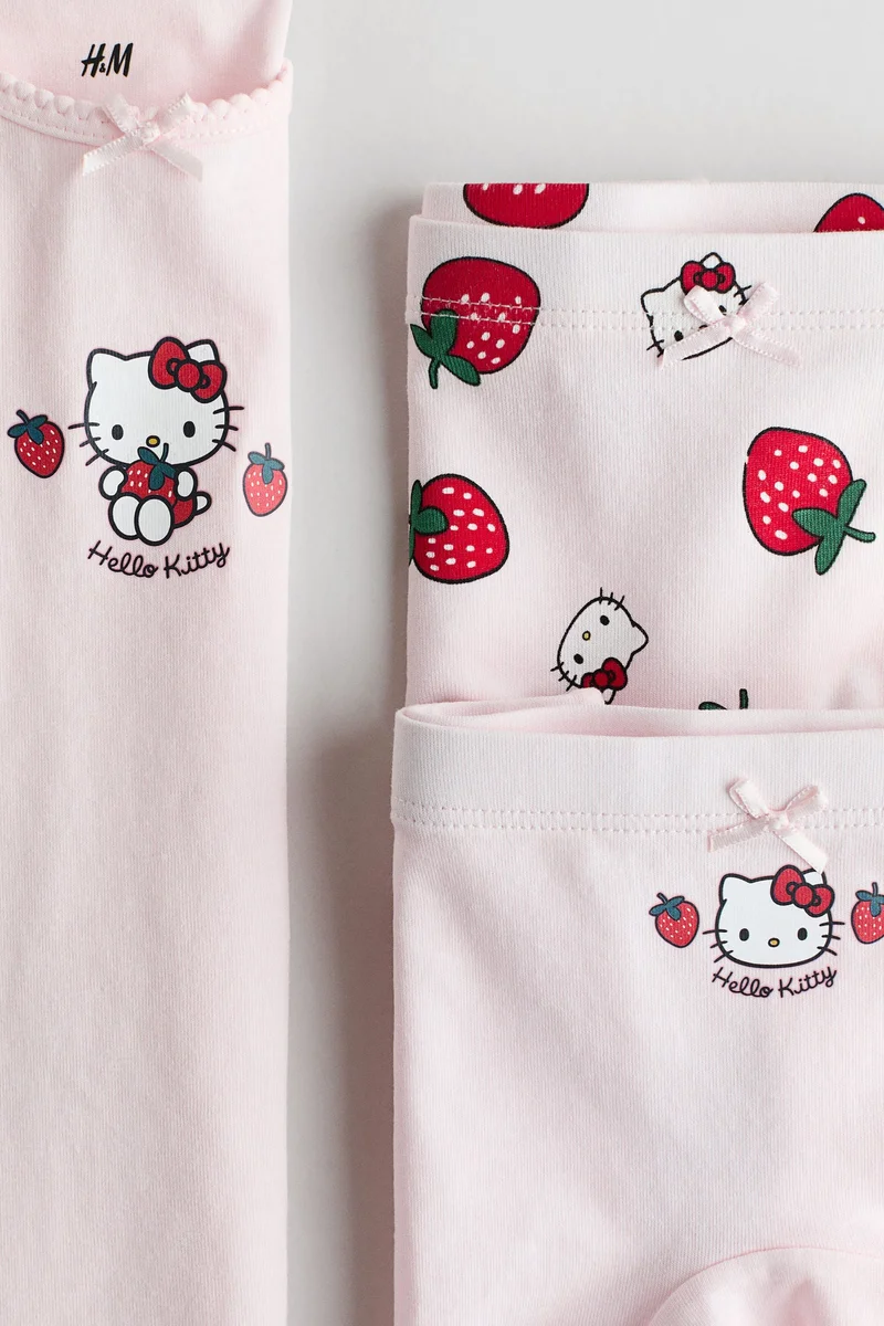 اتش اند ام طقم ملابس قطني - عبوة من 3 قطع