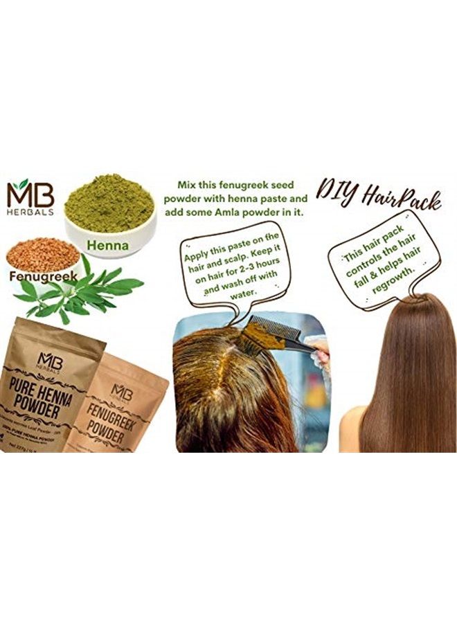 MB Herbals Pure Henna Powder 100 Gram| 3.5 oz | Orange-Red or Deep Orange Hair Color | Triple Sifted | Raw | Non-Radiated | 100% Natural | Economy Pack for 2 Applications of Shoulder Length Hair - Image 3