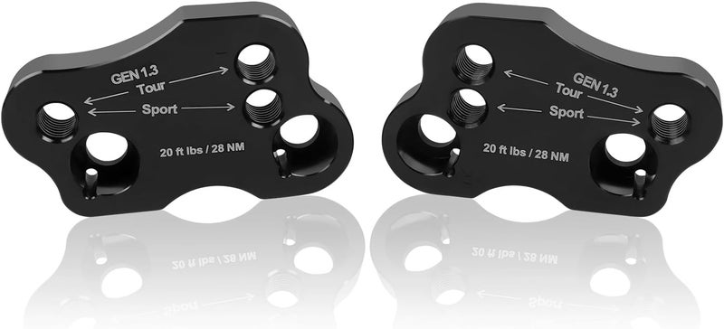 HAONEL Handlebar Risers CNC Aluminum for Honda Goldwing 1800 GL1800 (2018-2023) - Black Extension Adapters - Image 5