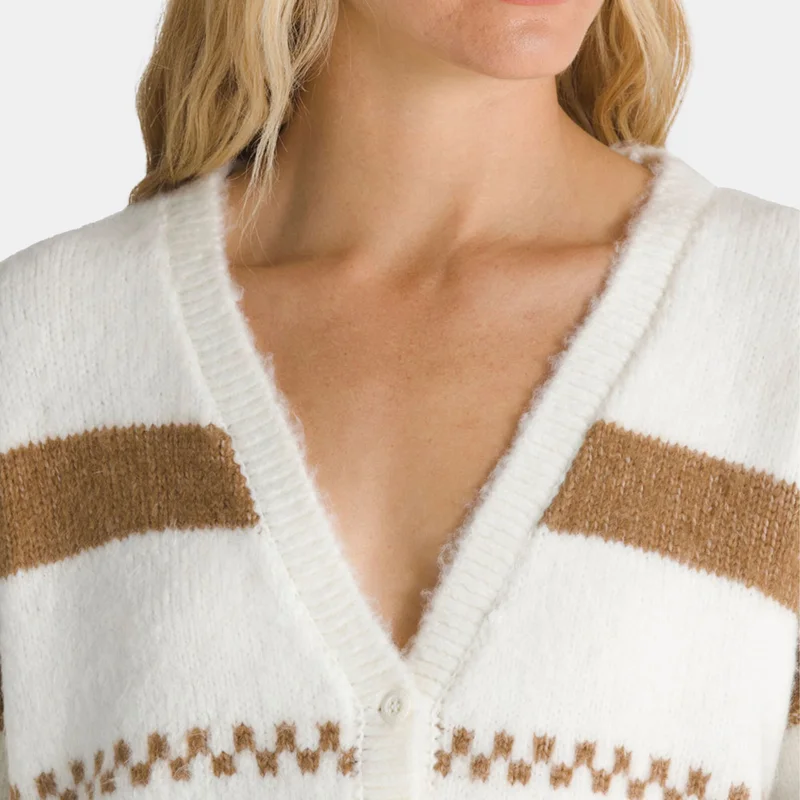 Vans White Women's Valerie Stripe Cardigan for Women | Best Price UAE