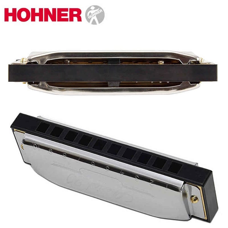 Hohner هونيهر هارمونيكا سبيشل 20 مفتاح C سلسلة تقدمية 560PBXC 10 ثقوب، مجموعة مع حقيبة صلبة، عقد هارمونيكا صغير، قطعة تلميع جوليت للموسيقى - Image 3