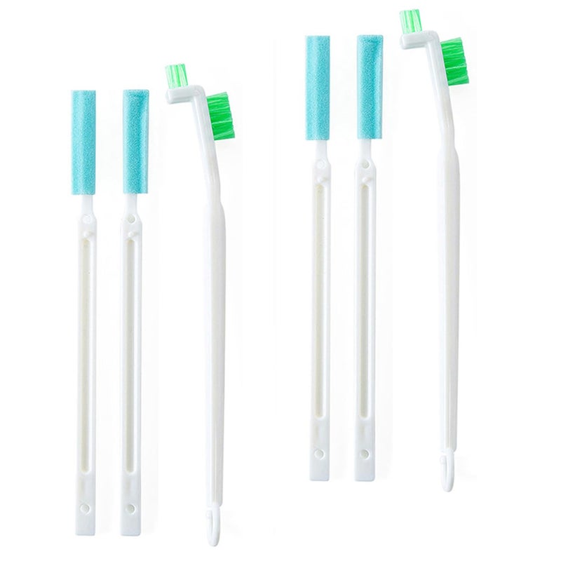 Coralpearl Bottle Cap Brush Mini with Little Flat Detail Scrubbers Tiny Crevice Split Crack Cleaner for Cleaning Groove Gap Corner of Lids Window Door Tracks Grout Small Parts and Keyboard 2