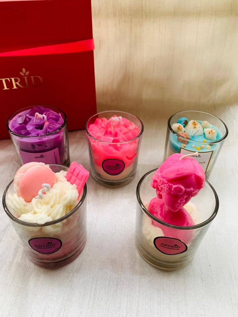 Astrid Radiant Muse Candle by Astrid Handcrafted Womens Day Candle Aromatherapy Gift for Empowerment and SelfCare Elegant Sculpted Design Rose and Geranium - Image 4