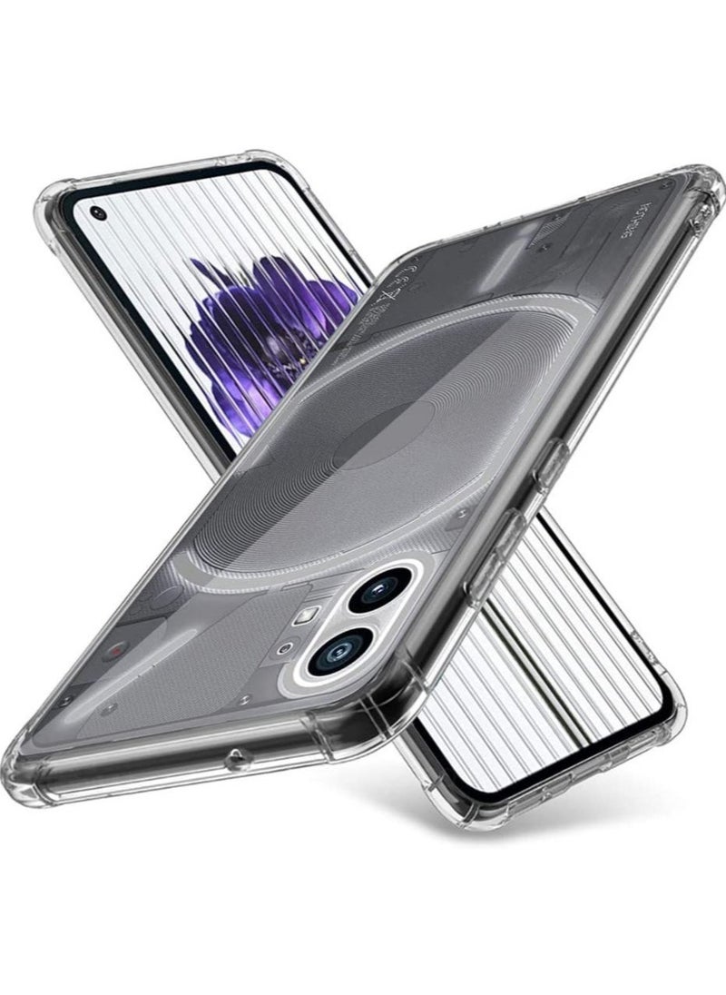 Raxoom Case for Nothing Phone 1, [360 Degree Protection] Ultra Thin HD Clear Soft TPU Shockproof Case cover (Transparent) - Image 1