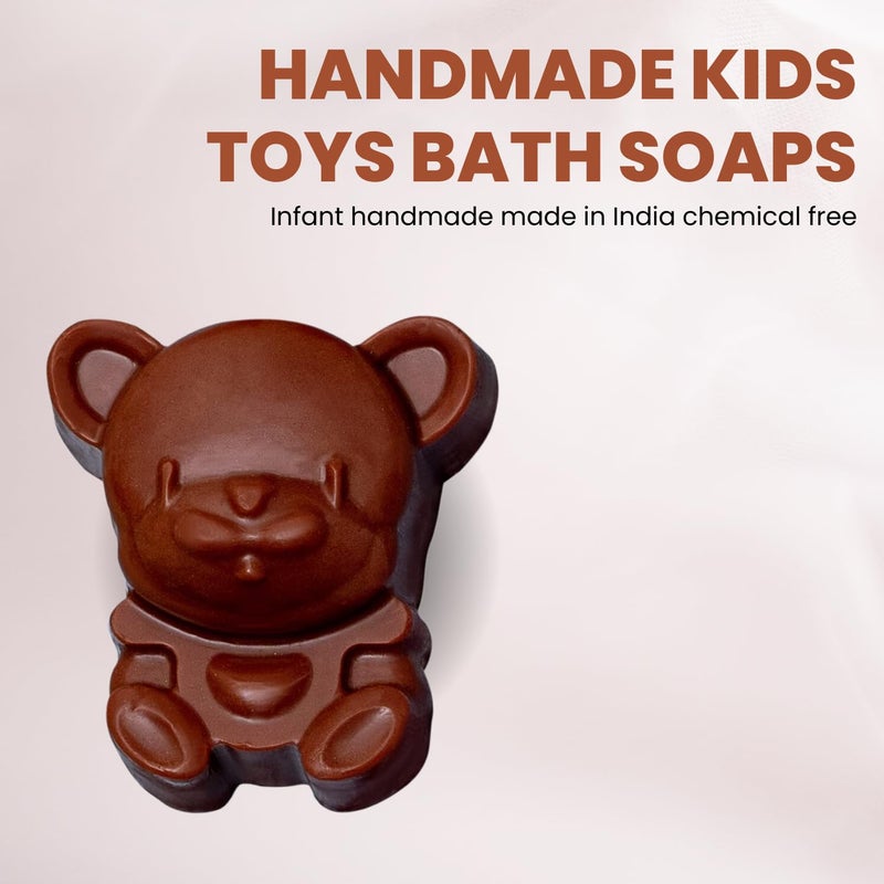 SCIIAN Bath Soap for Baby || Handmade Kids Toys Bath Scented Soaps || Kids Bath Accessories for Boys and Girls || kids soap for skin whitening ||(Pack of 3) - Image 3