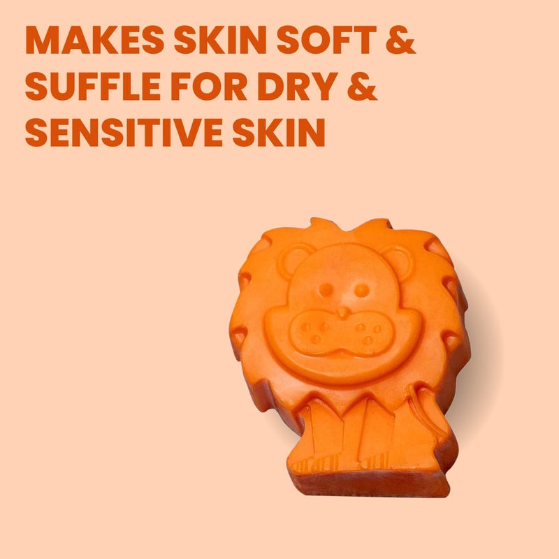 SCIIAN Bath Soap for Baby || Handmade Kids Toys Bath Scented Soaps || Kids Bath Accessories for Boys and Girls || kids soap for skin whitening ||(Pack of 3) - Image 2