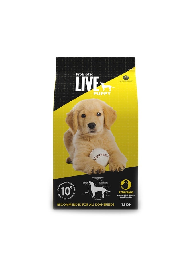 ProBiotic Live Dog Puppy Chicken & Rice - 12 Kg